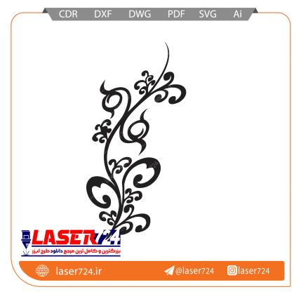 تصویر وکتور بوته (حاشیه گل و بوته) #1